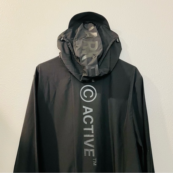 ASOS DARK FUTURE Windbreaker in Black - Picture 2 of 2